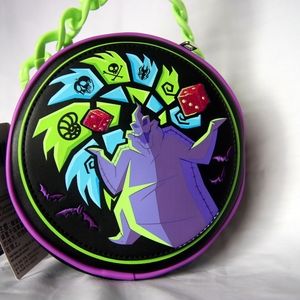 Park Exclusive- round Oogie Boogie purse/cross body purse - glows in dark
